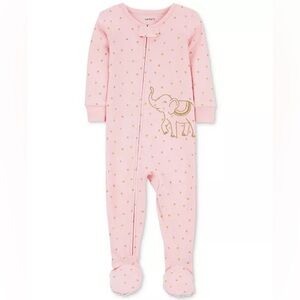 Carters Toddler Elephant  100% Snug Fit Cotton Footie Pajama Size 4T kid onesie